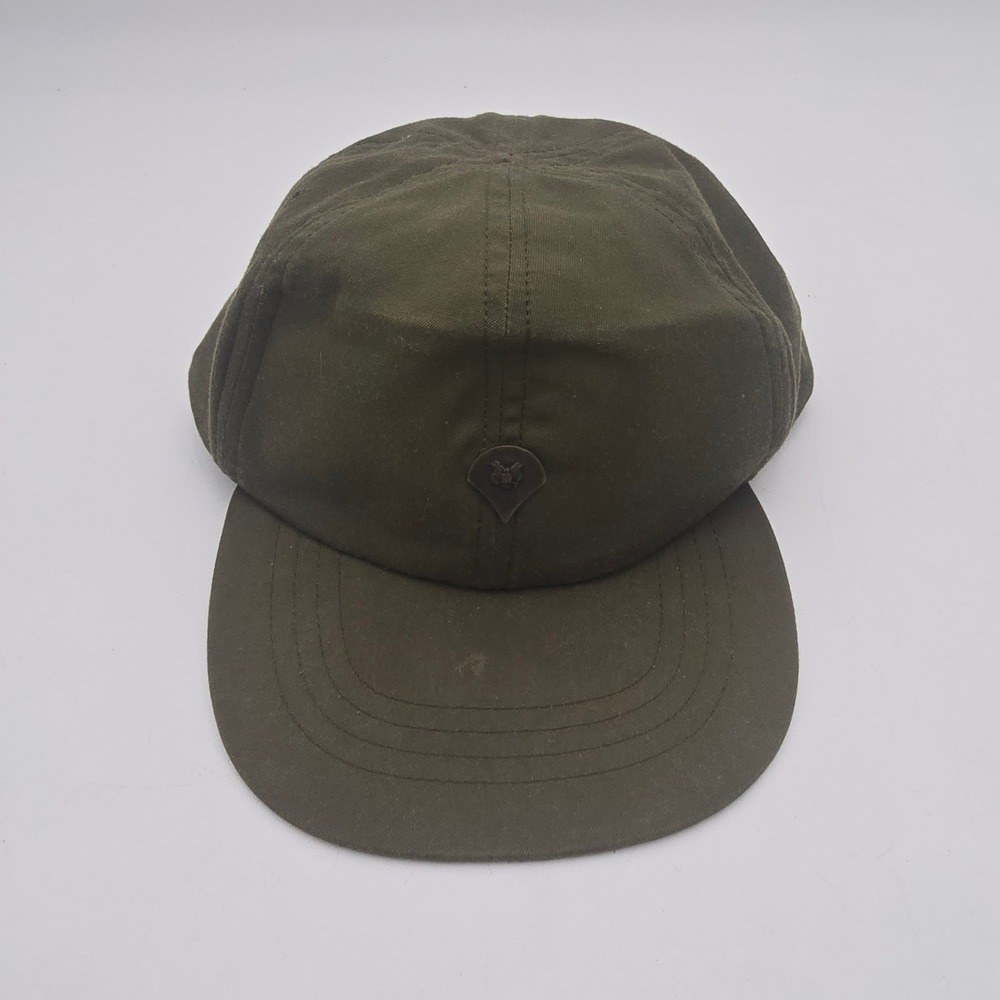 Vintage 1972 US Military Olive Drab Utility Cap Bernard Cap Co Eagle Size 6 7/8